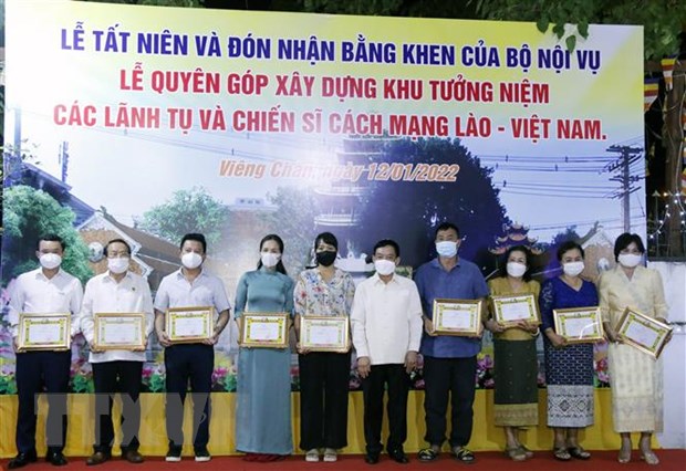 Overseas Vietnamese in Laos praised for voluntary, charity activities